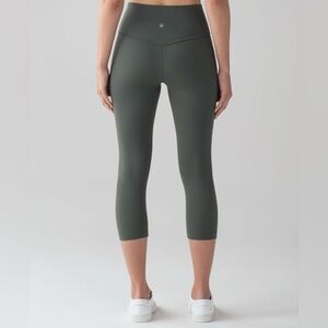 Lululemon Align Crop (19") Dark Forest 2